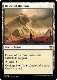 Desert of the True - Commander: Outlaws of Thunder Junction - Magic: The Gathering card