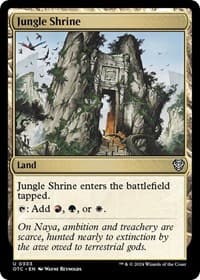 Jungle Shrine - Commander: Outlaws of Thunder Junction - Magic: The Gathering card