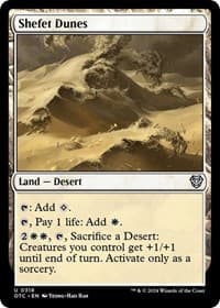 Shefet Dunes - Commander: Outlaws of Thunder Junction - Magic: The Gathering card