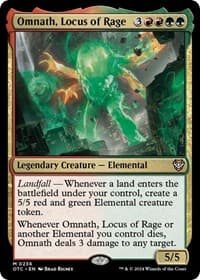Omnath, Locus of Rage - Commander: Outlaws of Thunder Junction - Magic: The Gathering card