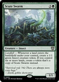 Scute Swarm - Commander: Outlaws of Thunder Junction - Magic: The Gathering card