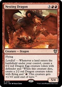 Nesting Dragon - Commander: Outlaws of Thunder Junction - Magic: The Gathering card