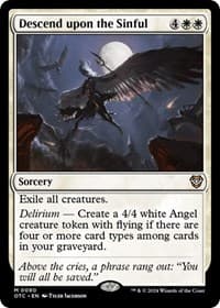 Descend upon the Sinful - Commander: Outlaws of Thunder Junction - Magic: The Gathering card