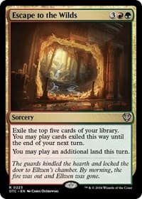 Escape to the Wilds - Commander: Outlaws of Thunder Junction - Magic: The Gathering card
