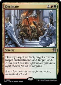 Decimate - Commander: Outlaws of Thunder Junction - Magic: The Gathering card
