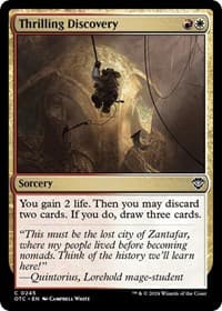 Thrilling Discovery - Commander: Outlaws of Thunder Junction - Magic: The Gathering card