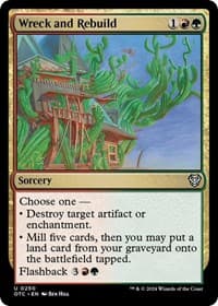 Wreck and Rebuild - Commander: Outlaws of Thunder Junction - Magic: The Gathering card