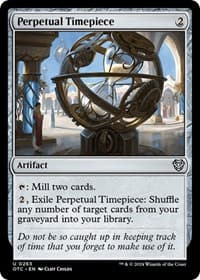 Perpetual Timepiece - Commander: Outlaws of Thunder Junction - Magic: The Gathering card