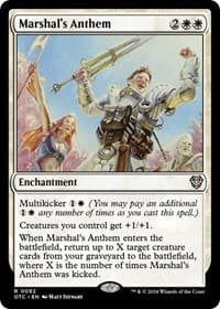 Marshal's Anthem - Commander: Outlaws of Thunder Junction - Magic: The Gathering card