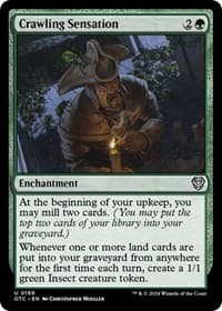 Crawling Sensation - Commander: Outlaws of Thunder Junction - Magic: The Gathering card