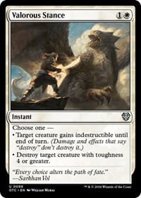 Valorous Stance - Commander: Outlaws of Thunder Junction - Magic: The Gathering card