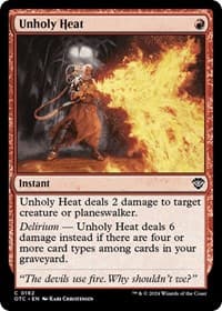 Unholy Heat - Commander: Outlaws of Thunder Junction - Magic: The Gathering card