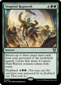 Vengeful Regrowth - Commander: Outlaws of Thunder Junction - Magic: The Gathering card