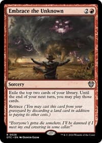 Embrace the Unknown - Commander: Outlaws of Thunder Junction - Magic: The Gathering card