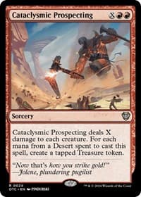 Cataclysmic Prospecting - Commander: Outlaws of Thunder Junction - Magic: The Gathering card