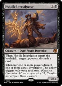 Hostile Investigator - Outlaws of Thunder Junction: The Big Score - Magic: The Gathering card