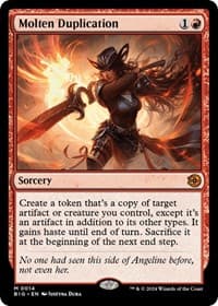 Molten Duplication - Outlaws of Thunder Junction: The Big Score - Magic: The Gathering card