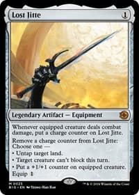 Lost Jitte - Outlaws of Thunder Junction: The Big Score - Magic: The Gathering card