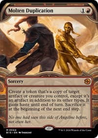Molten Duplication (Showcase) - Outlaws of Thunder Junction: The Big Score - Magic: The Gathering card