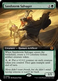 Sandstorm Salvager (Extended Art) - Outlaws of Thunder Junction: The Big Score - Magic: The Gathering card