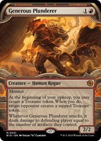 Generous Plunderer (Showcase) - Outlaws of Thunder Junction: The Big Score - Magic: The Gathering card