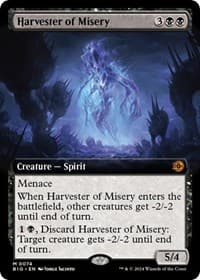 Harvester of Misery (Extended Art) - Outlaws of Thunder Junction: The Big Score - Magic: The Gathering card