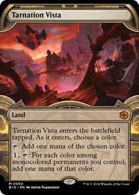Tarnation Vista (Showcase) - Outlaws of Thunder Junction: The Big Score - Magic: The Gathering card