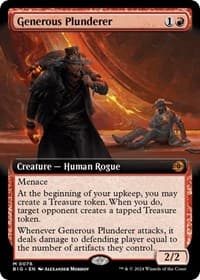 Generous Plunderer (Extended Art) - Outlaws of Thunder Junction: The Big Score - Magic: The Gathering card