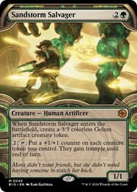 Sandstorm Salvager (Showcase) - Outlaws of Thunder Junction: The Big Score - Magic: The Gathering card