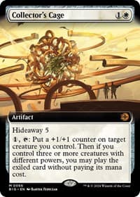 Collector's Cage (Extended Art) - Outlaws of Thunder Junction: The Big Score - Magic: The Gathering card