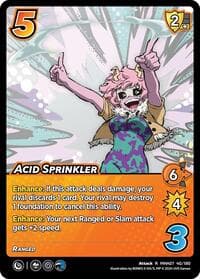 Acid Sprinkler - UniVersus: My Hero Academia: Girl Power - UniVersus card