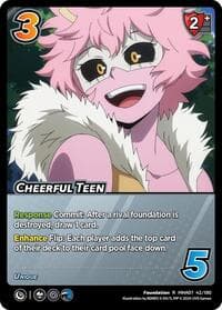 Cheerful Teen - UniVersus: My Hero Academia: Girl Power - UniVersus card
