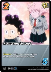 Protecting Friends - UniVersus: My Hero Academia: Girl Power - UniVersus card