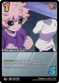 Ready to Go - UniVersus: My Hero Academia: Girl Power - UniVersus card