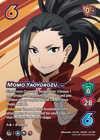 Momo Yaoyorozu (Alternate Art) - UniVersus: My Hero Academia: Girl Power - UniVersus card