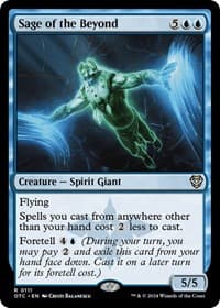 Sage of the Beyond - Commander: Outlaws of Thunder Junction - Magic: The Gathering card