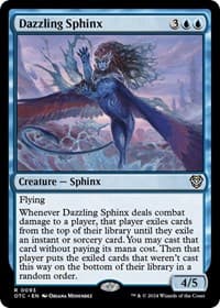 Dazzling Sphinx - Commander: Outlaws of Thunder Junction - Magic: The Gathering card