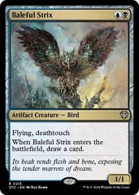 Baleful Strix - Commander: Outlaws of Thunder Junction - Magic: The Gathering card