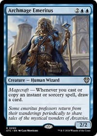 Archmage Emeritus - Commander: Outlaws of Thunder Junction - Magic: The Gathering card