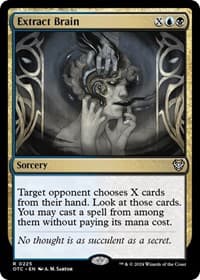 Extract Brain - Commander: Outlaws of Thunder Junction - Magic: The Gathering card