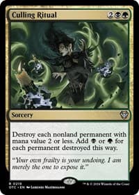 Culling Ritual - Commander: Outlaws of Thunder Junction - Magic: The Gathering card