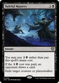 Baleful Mastery - Commander: Outlaws of Thunder Junction - Magic: The Gathering card
