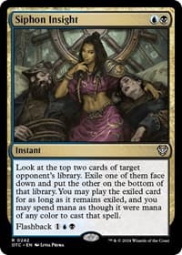 Siphon Insight - Commander: Outlaws of Thunder Junction - Magic: The Gathering card