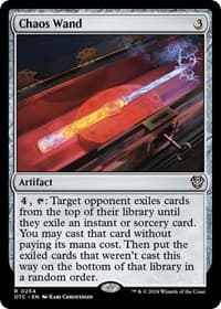 Chaos Wand - Commander: Outlaws of Thunder Junction - Magic: The Gathering card