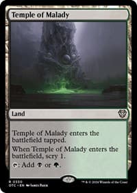 Temple of Malady - Commander: Outlaws of Thunder Junction - Magic: The Gathering card
