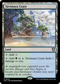 Yavimaya Coast - Commander: Outlaws of Thunder Junction - Magic: The Gathering card