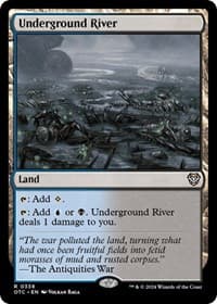Underground River - Commander: Outlaws of Thunder Junction - Magic: The Gathering card
