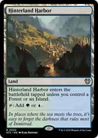 Hinterland Harbor - Commander: Outlaws of Thunder Junction - Magic: The Gathering card
