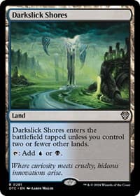 Darkslick Shores - Commander: Outlaws of Thunder Junction - Magic: The Gathering card