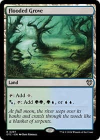 Flooded Grove - Commander: Outlaws of Thunder Junction - Magic: The Gathering card